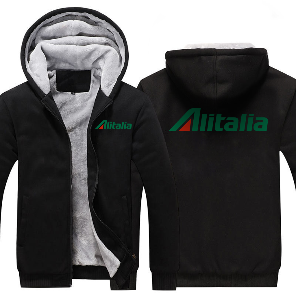 ALITALIA AIRLINES  JACKETS FLEECE SWEATSHIRT