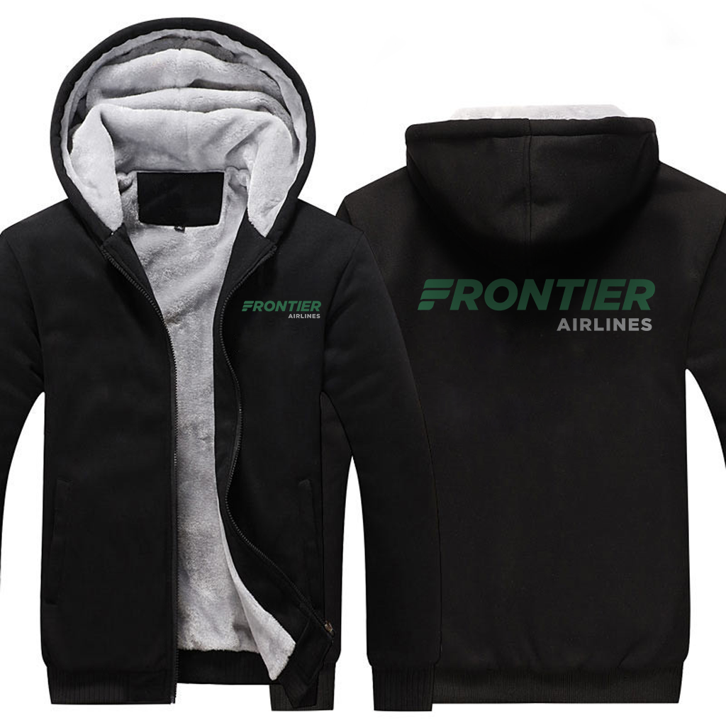 AIR FRONTIER AIRLINES JACKETS FLEECE SWEATSHIRT