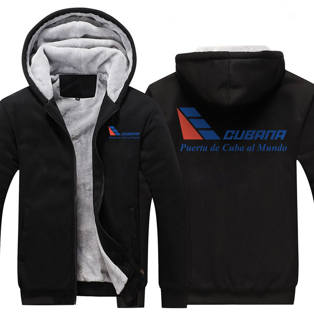 CUBANA AIRLINES JACKETS FLEECE SWEATSHIRT