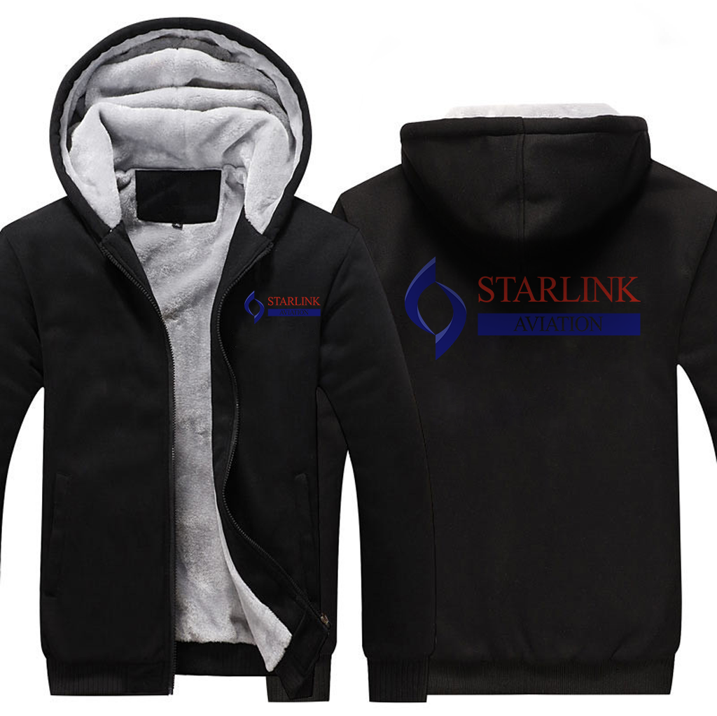 STARLINK AIRLINES  JACKETS FLEECE SWEATSHIRT