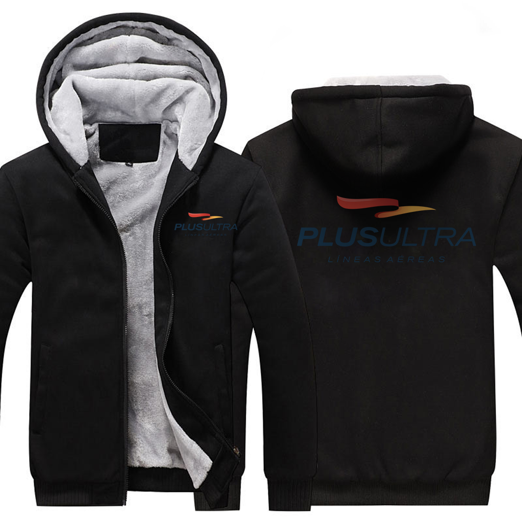 PLUSWULTA AIRLINES JACKETS FLEECE SWEATSHIRT