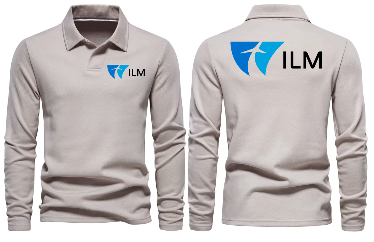 ILM AIRPORT LONG SLEEVE  POLO