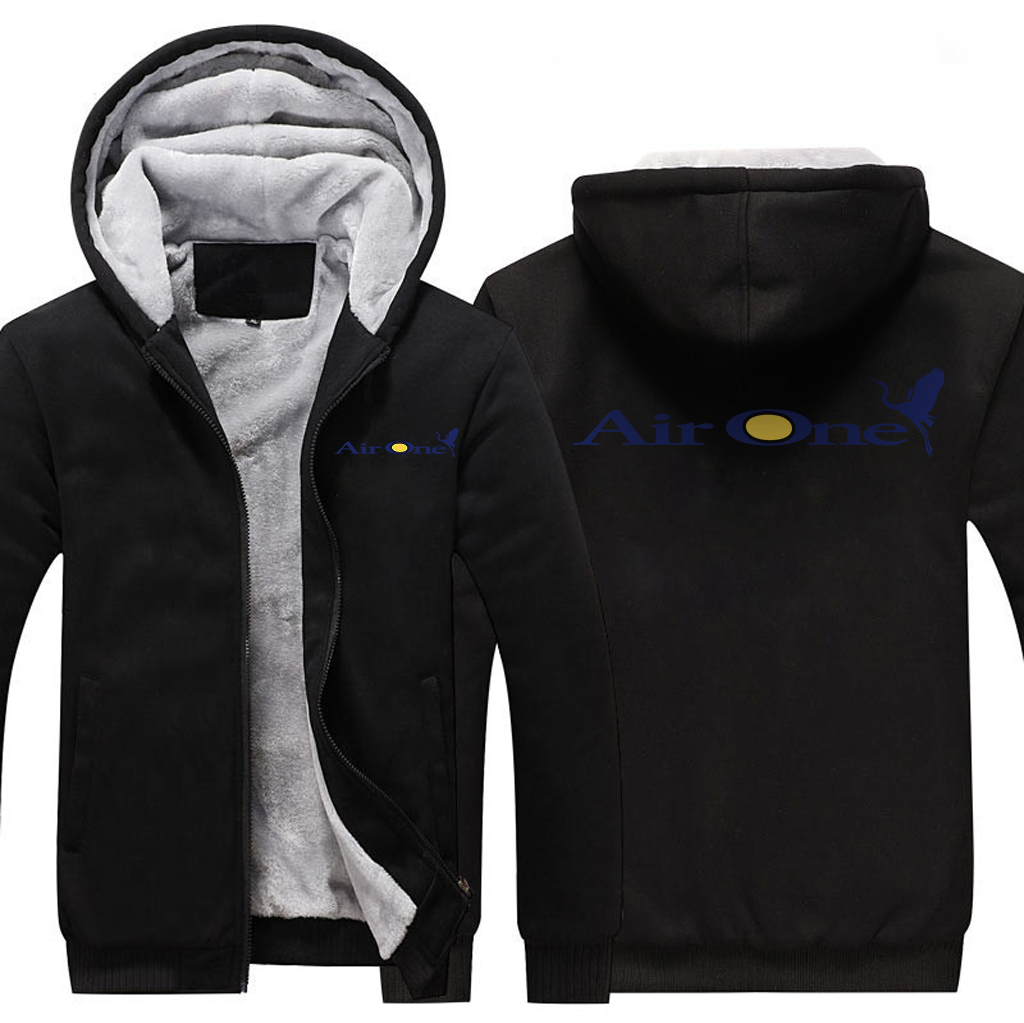 AIR ONE AIRLINES JACKETS FLEECE SWEATSHIRT