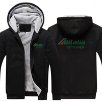 Thumbnail for AIR ALITALI AIRLINES JACKETS FLEECE SWEATSHIRT