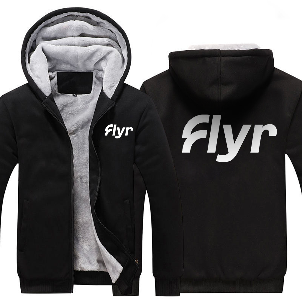 FLYR AIRLINES  JACKETS FLEECE SWEATSHIRT