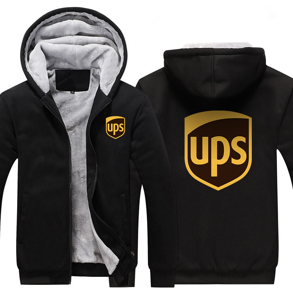 UPS AIRLINES JACKETS FLEECE SWEATSHIRT