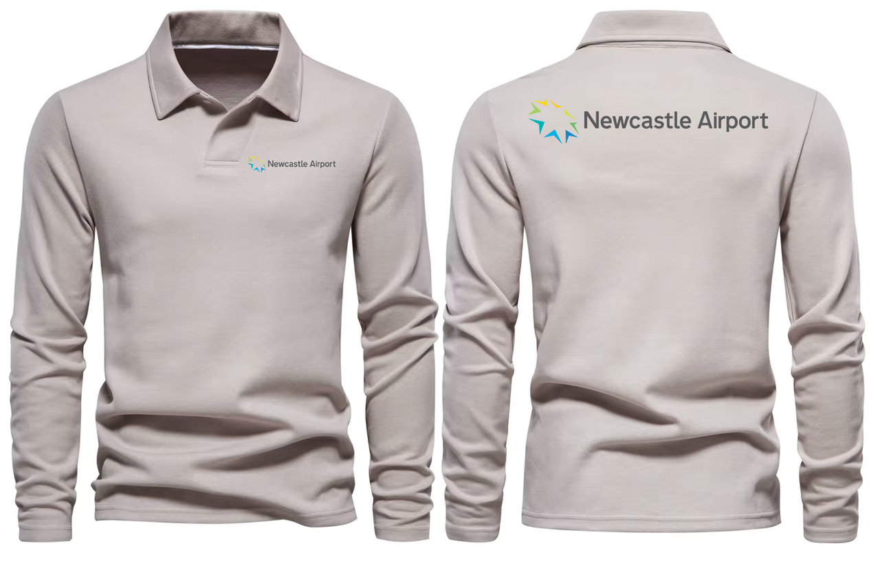 NEWCASTALE AIRPORT LONG SLEEVE  POLO