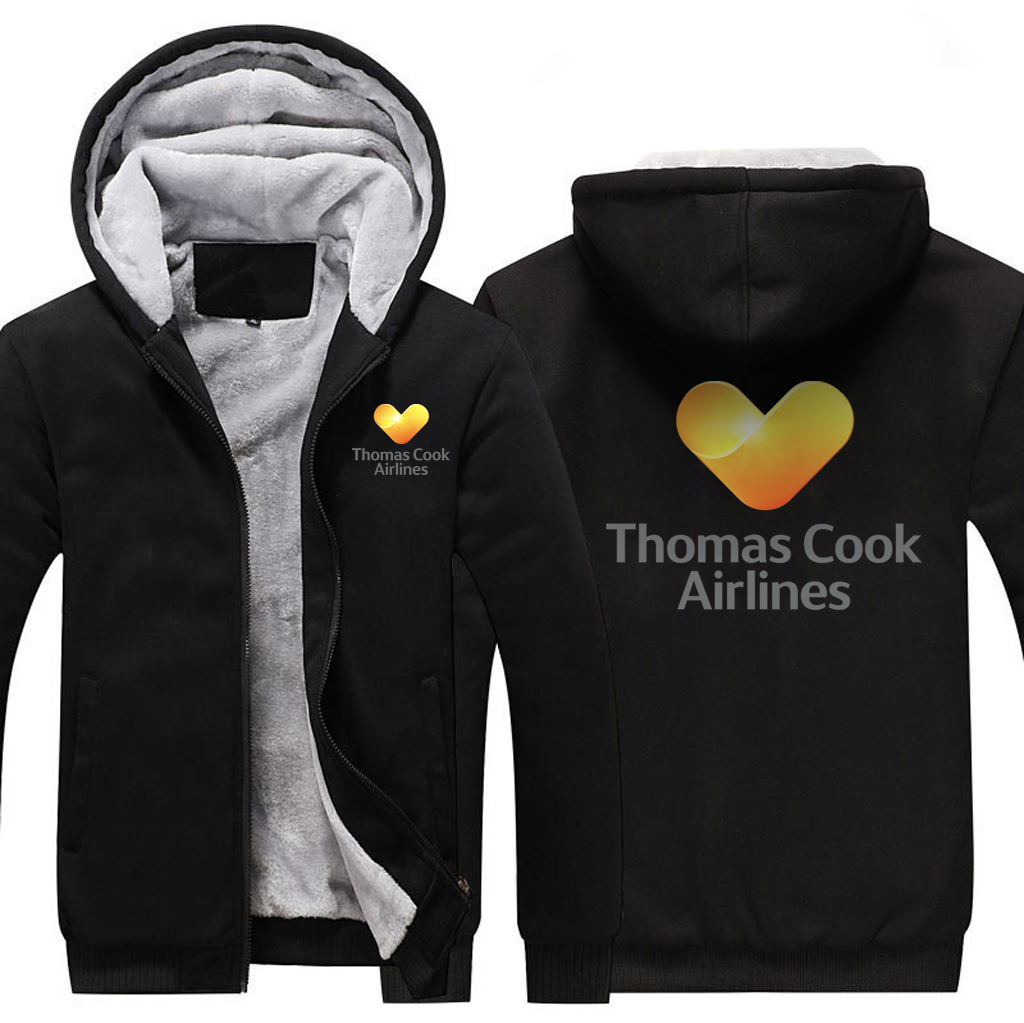 THOMAS COOK AIRLINES JACKETS FLEECE SWEATSHIRT