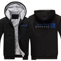 Thumbnail for UNITED EXPRESS AIRLINES JACKETS FLEECE SWEATSHIRT