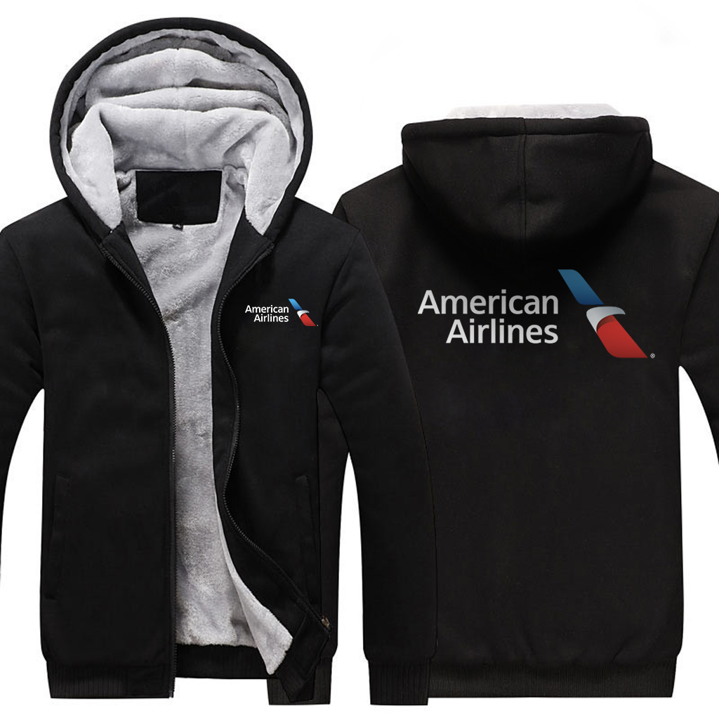 AMERICAN AIRLINES JACKETS FLEECE SWEATSHIRT