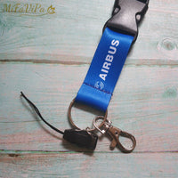 Thumbnail for 5 PCS AIRBUS LANYARDS NECK STRAP CHAVEIRO KEY CHAIN - PILOTSX