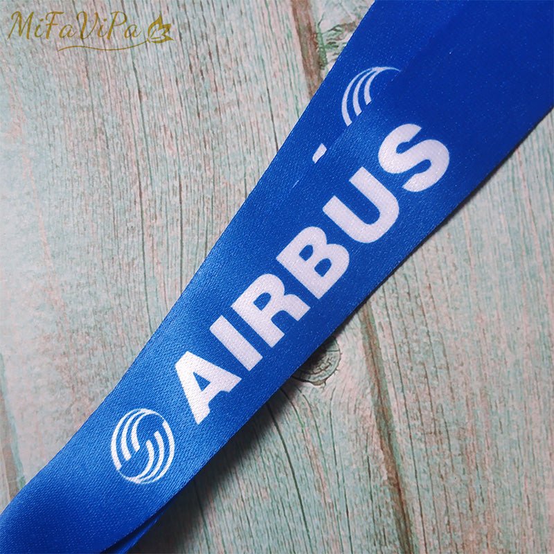 5 PCS AIRBUS LANYARDS NECK STRAP CHAVEIRO KEY CHAIN - PILOTSX