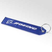 Thumbnail for 5 PCS BLUE BOEING KEYCHAIN EMBROIDERY KEY RING CHAIN - PILOTSX