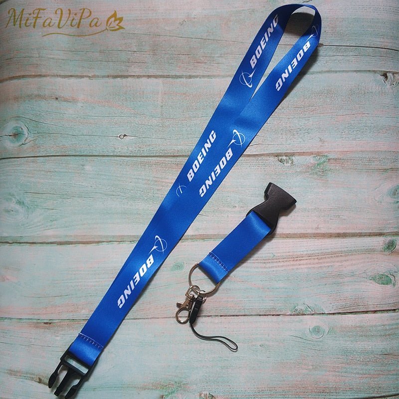 5 PCS BOEING LANYARDS NECK STRAP KEY CHAIN - PILOTSX