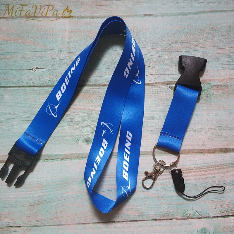 5 PCS BOEING LANYARDS NECK STRAP KEY CHAIN - PILOTSX