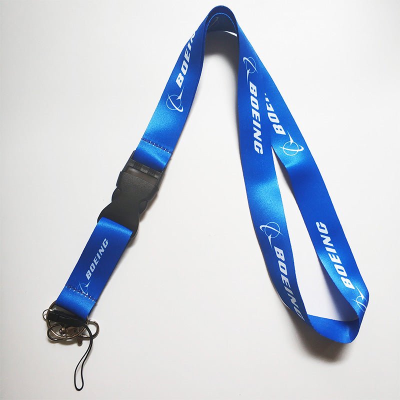 5 PCS FASHION TRINKET BOEING LANYARDS NECK STRAP KEY CHAIN - PILOTSX