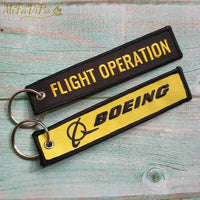 Thumbnail for 50 PCS BOEING FLIGHT OPERATION EMBROIDERY KEY CHAIN - PILOTSX