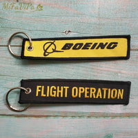 Thumbnail for 50 PCS BOEING FLIGHT OPERATION EMBROIDERY KEY CHAIN - PILOTSX