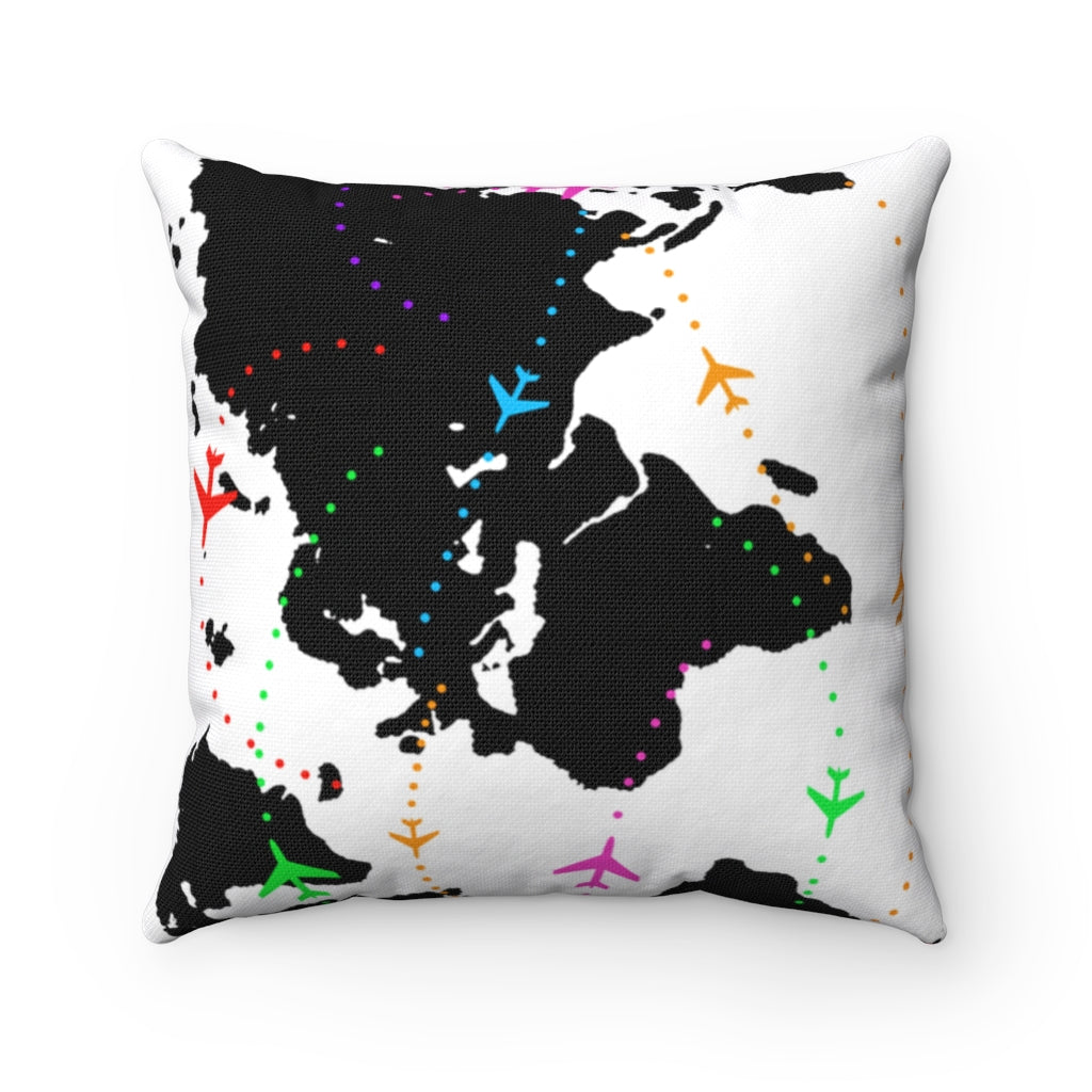 TRAVEL AROUND PILLOW Printify