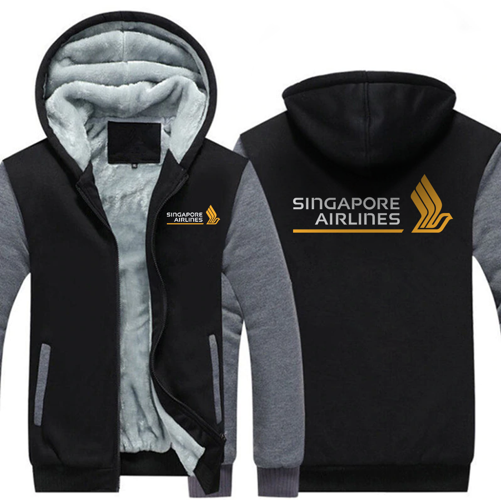 SINGAPORE AIRLINES  JACKETS FLEECE SWEATSHIRT