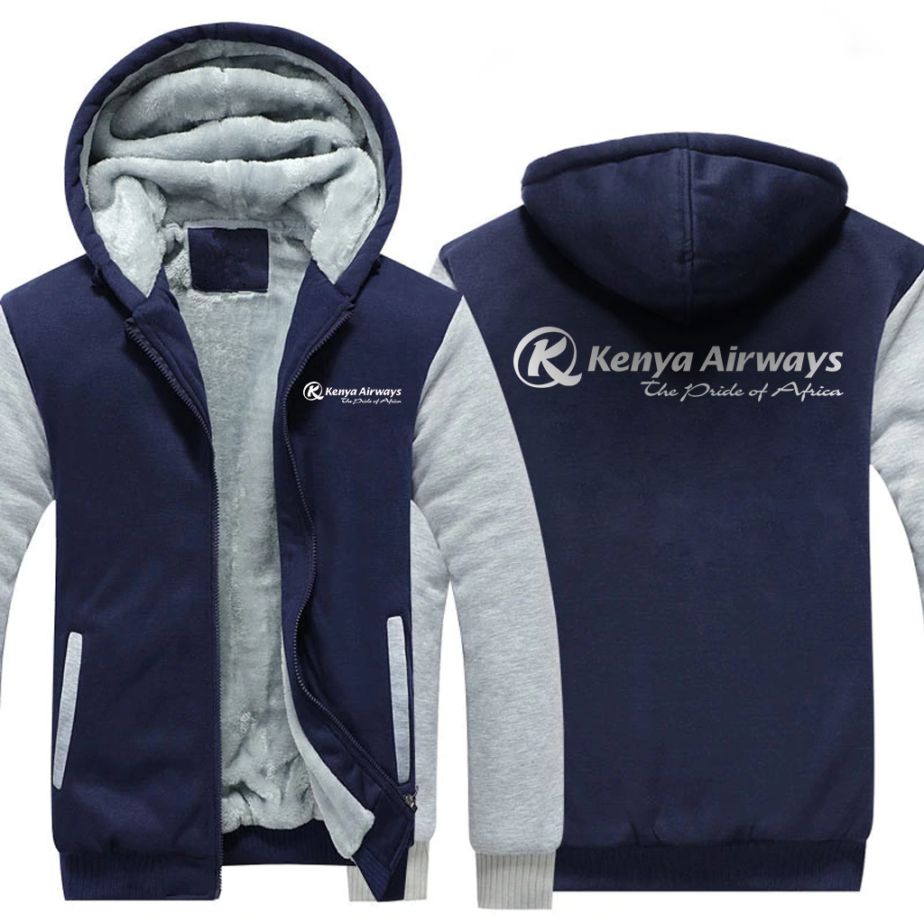 KENYA AIRLINES  JACKETS FLEECE SWEATSHIRT