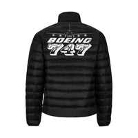 Thumbnail for BOEING 747 Men's Stand Collar Padded Jacket e-joyer