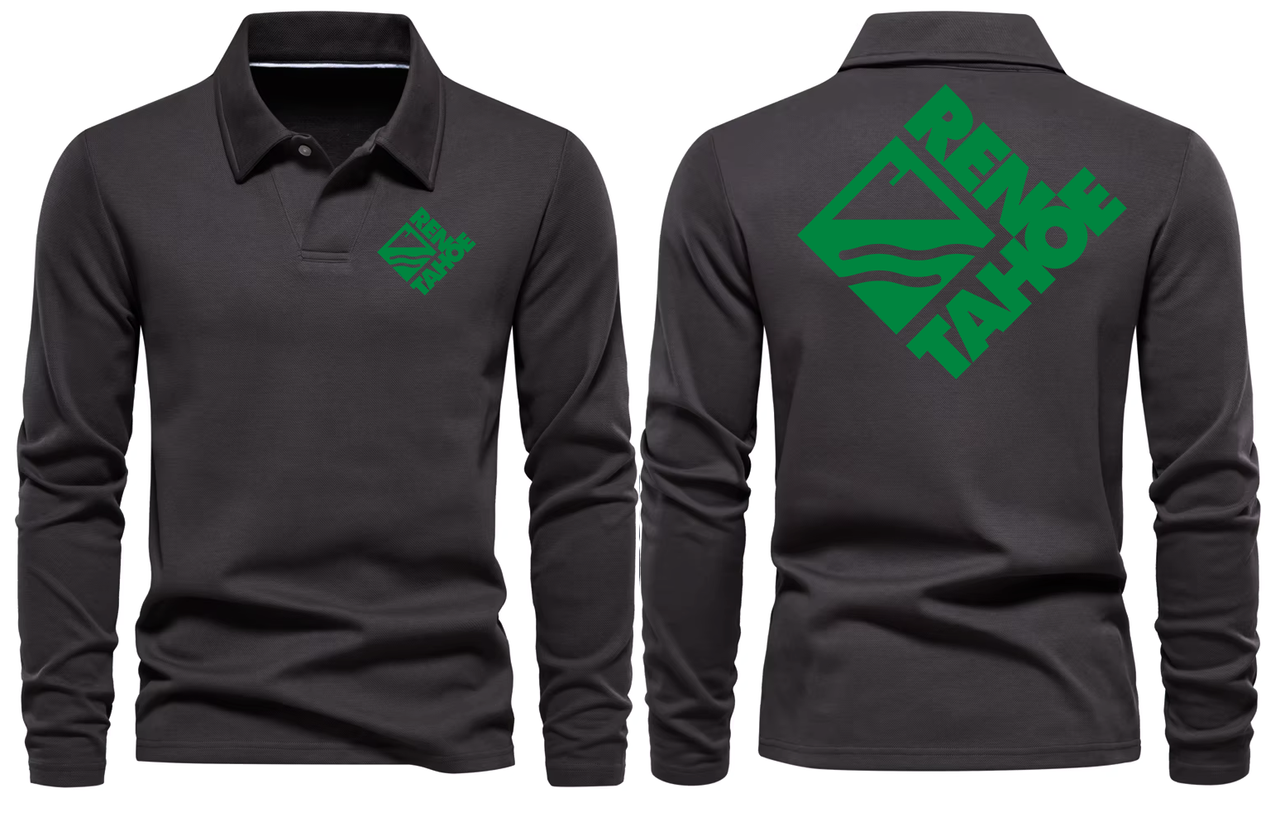 TAHOE AIRPORT LONG SLEEVE  POLO