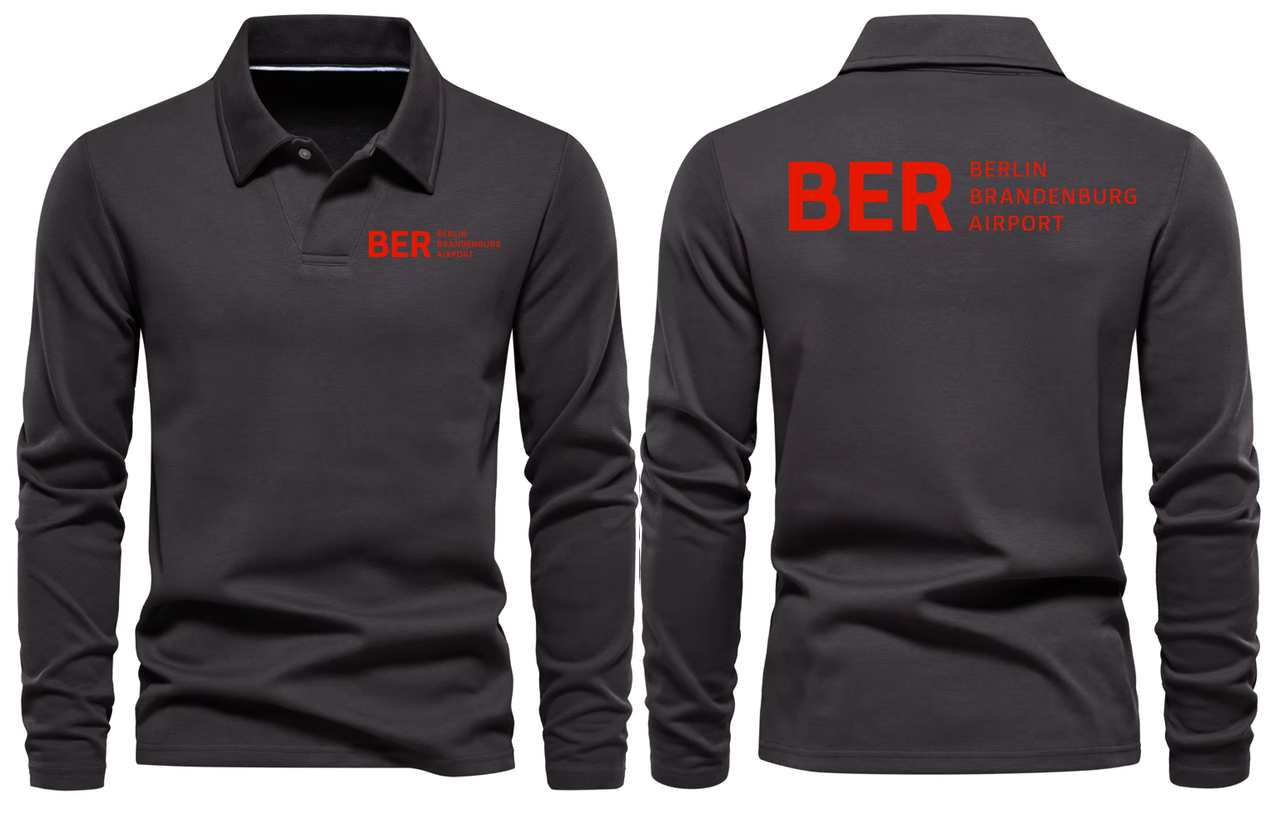 BER AIRPORT LONG SLEEVE  POLO