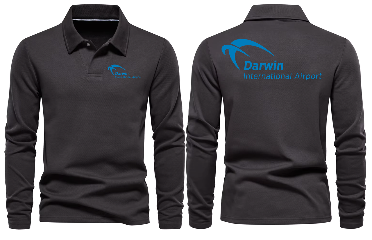 DARWIN AIRPORT LONG SLEEVE  POLO