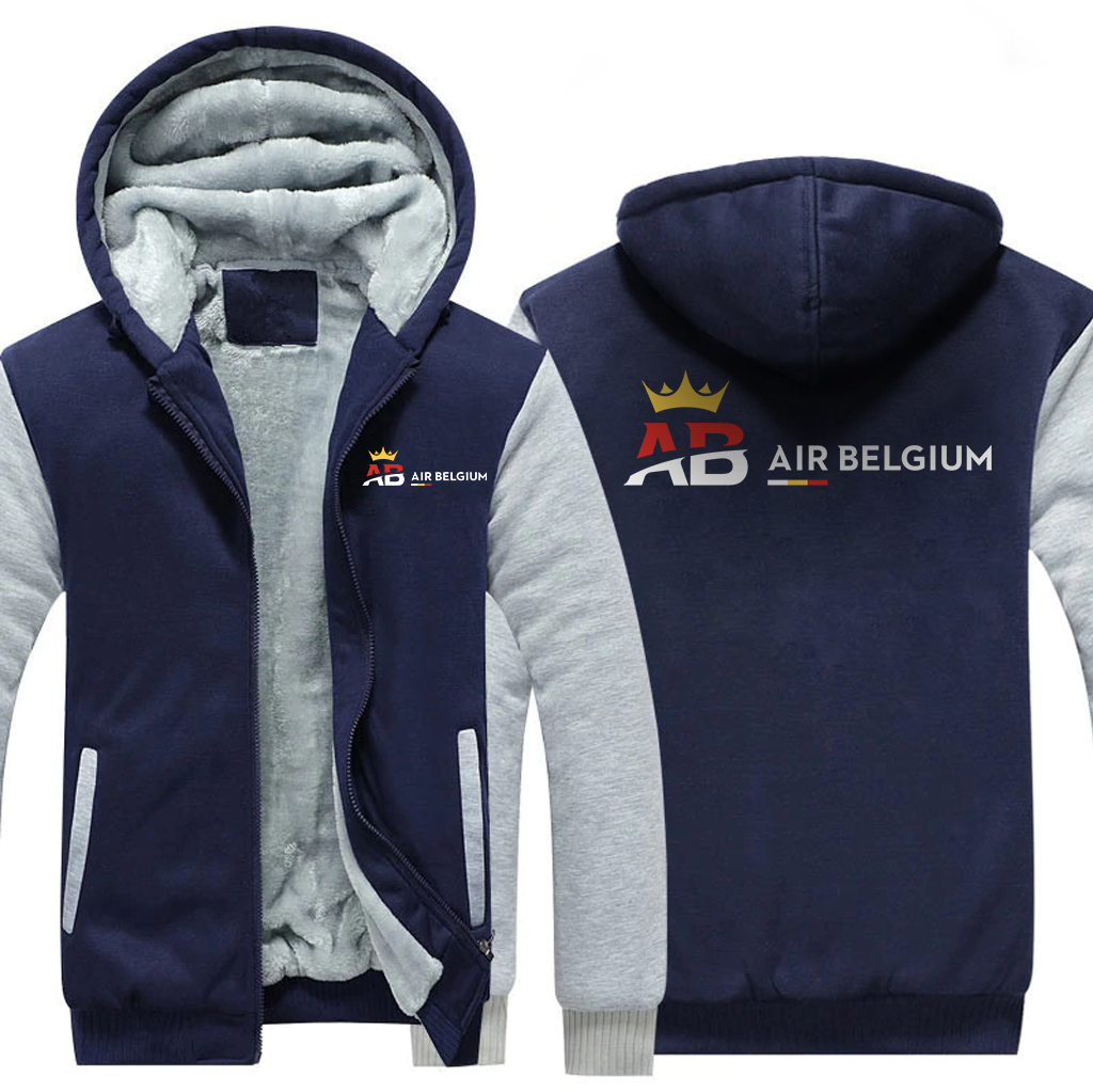 BELGIUM AIRLINES  JACKETS FLEECE SWEATSHIRT