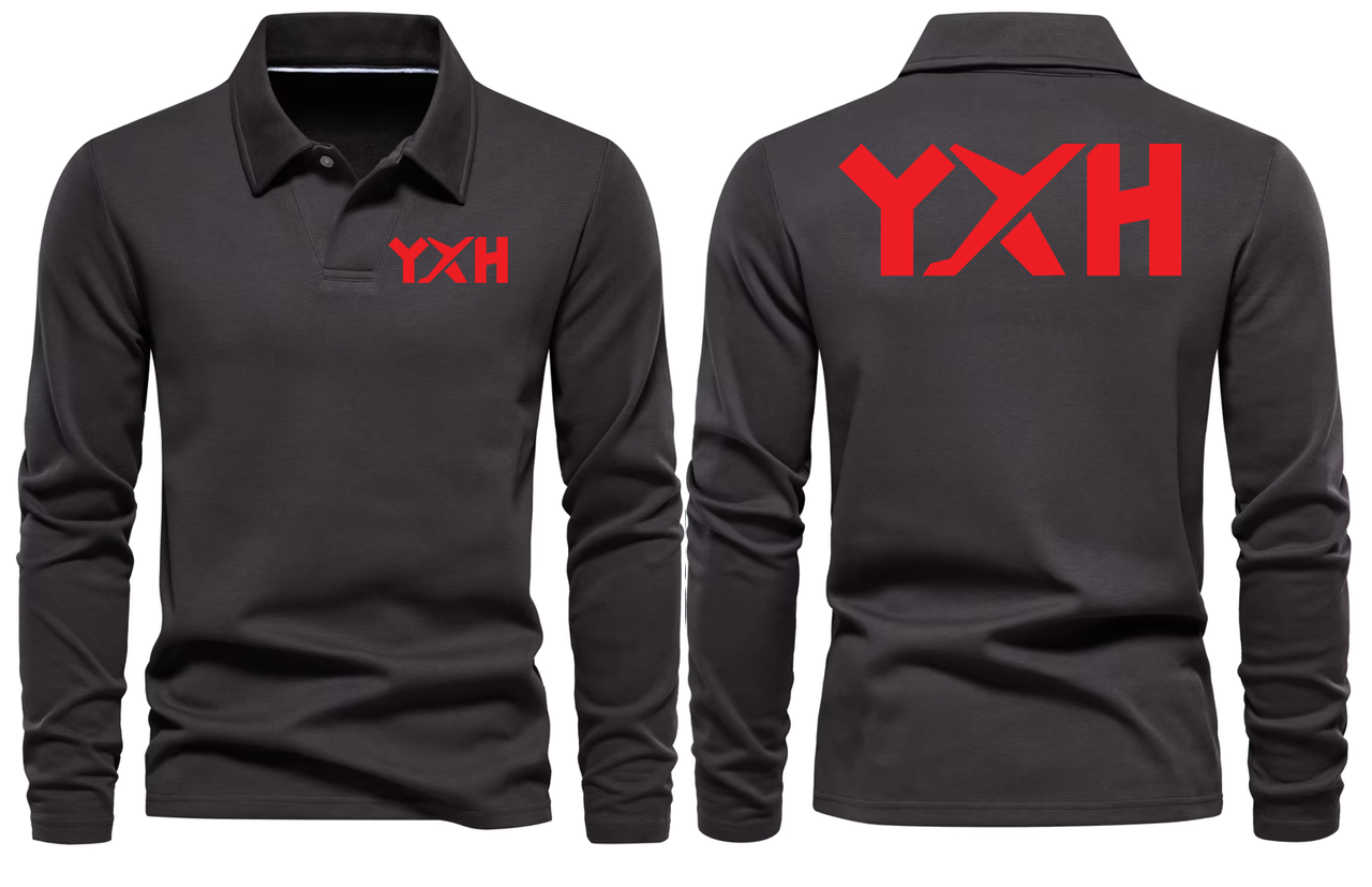 YXH AIRPORT LONG SLEEVE  POLO