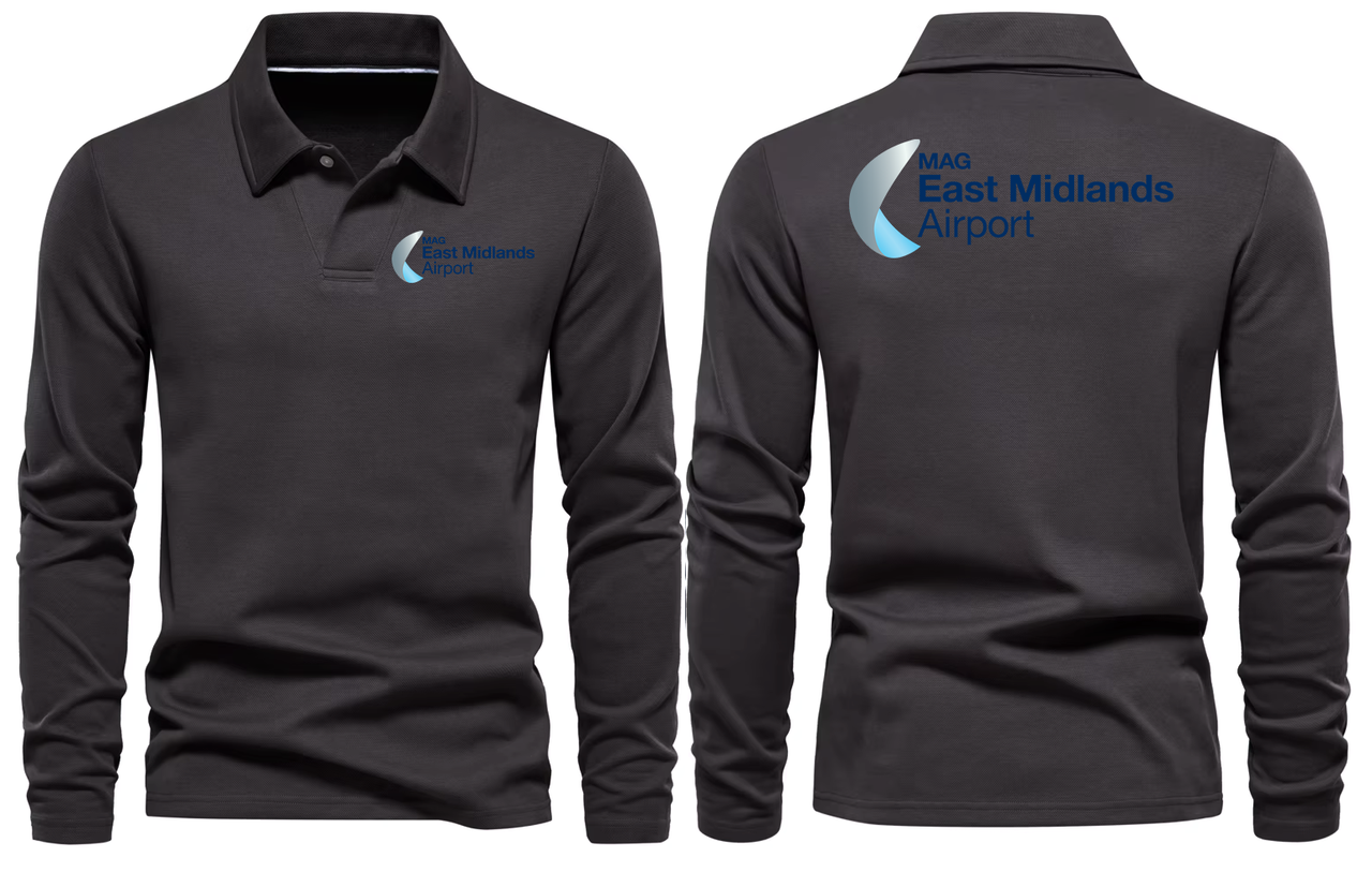 MAG EAST AIRPORT LONG SLEEVE  POLO
