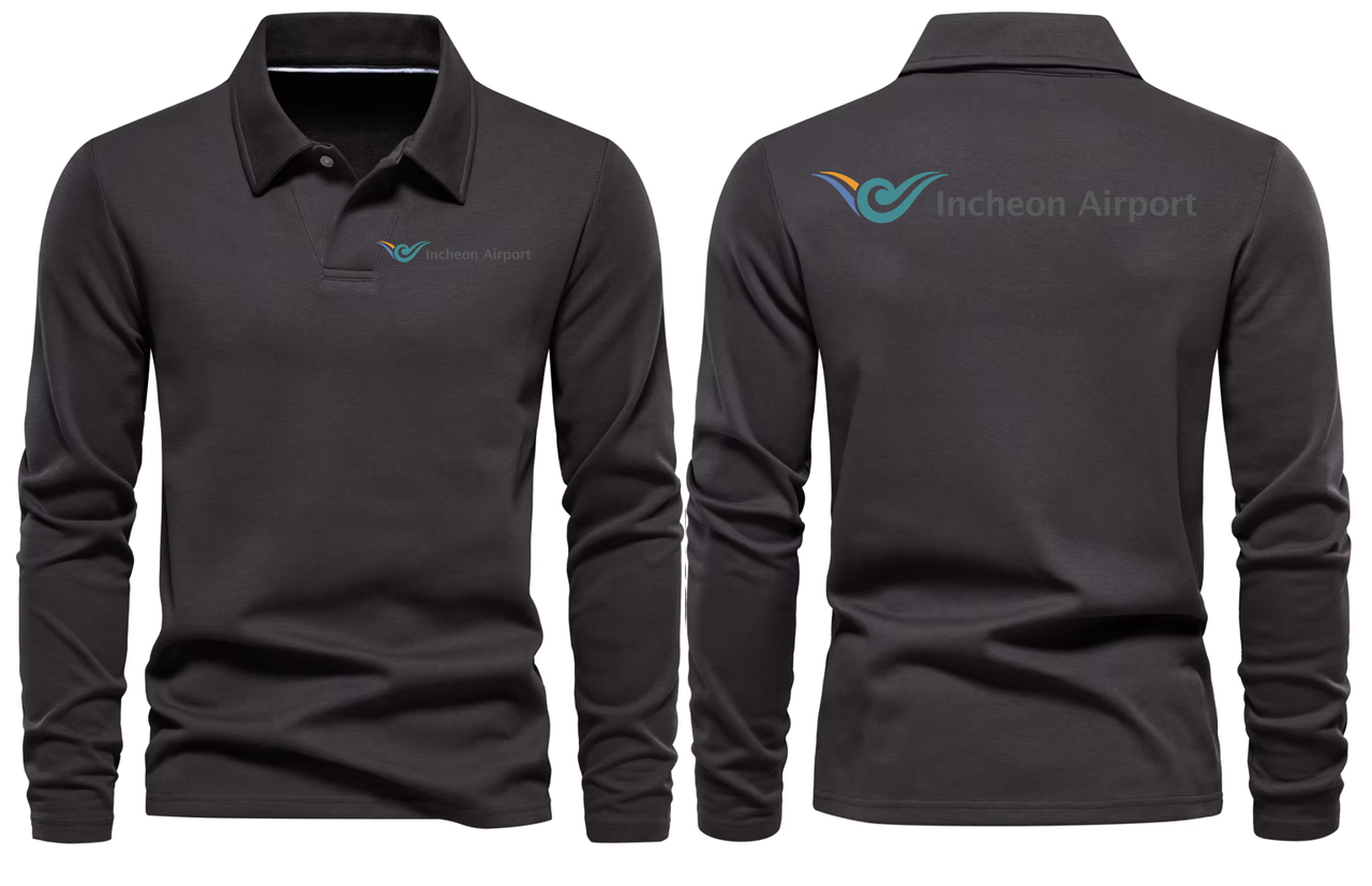 INCHEON AIRPORT LONG SLEEVE  POLO
