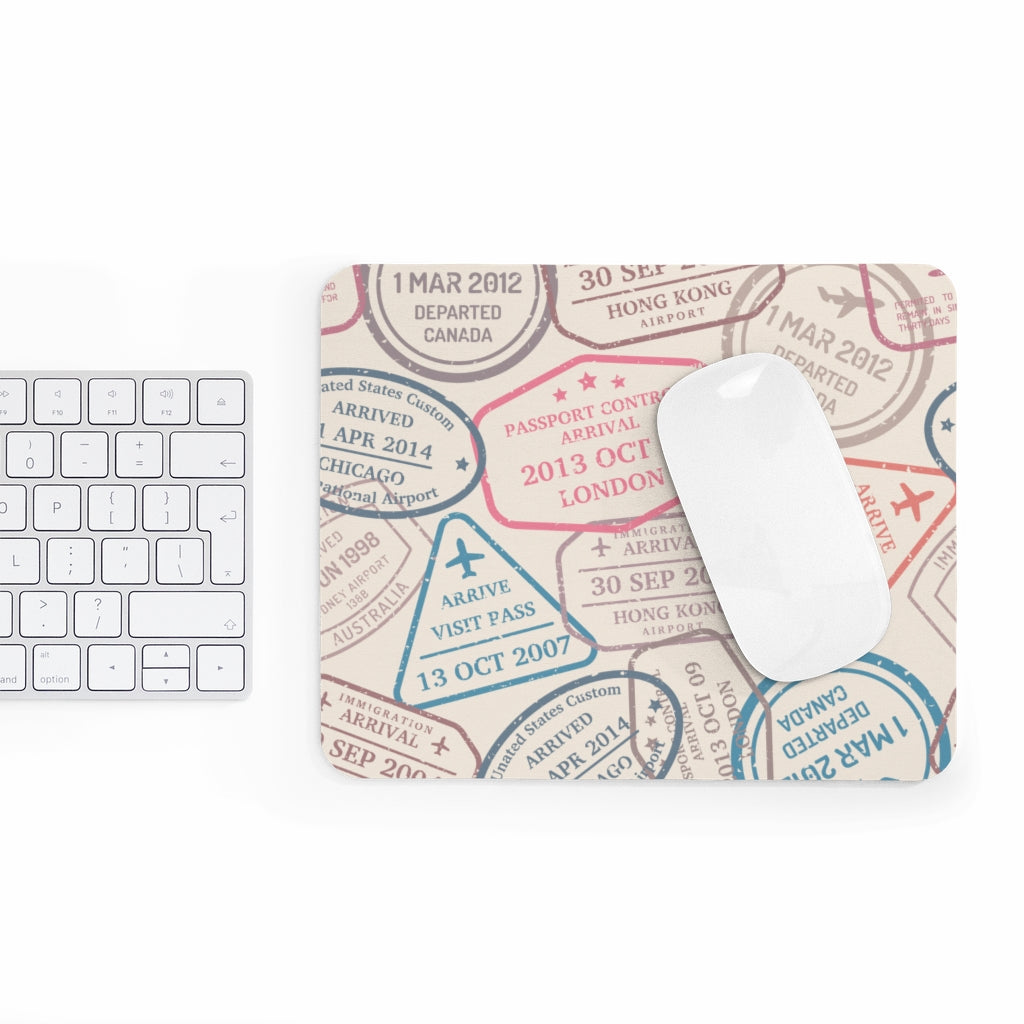 AIRCRAFT PASSPORT -  MOUSE PAD Printify