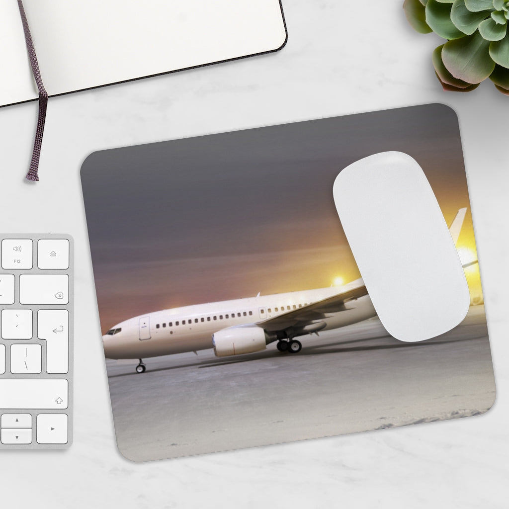 AIRCRAFT EVENING-  MOUSE PAD Printify