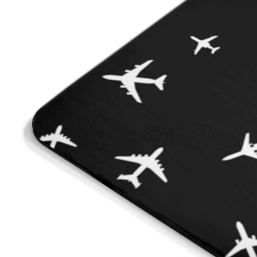 AIRPLANES WHITE -  MOUSE PAD Printify