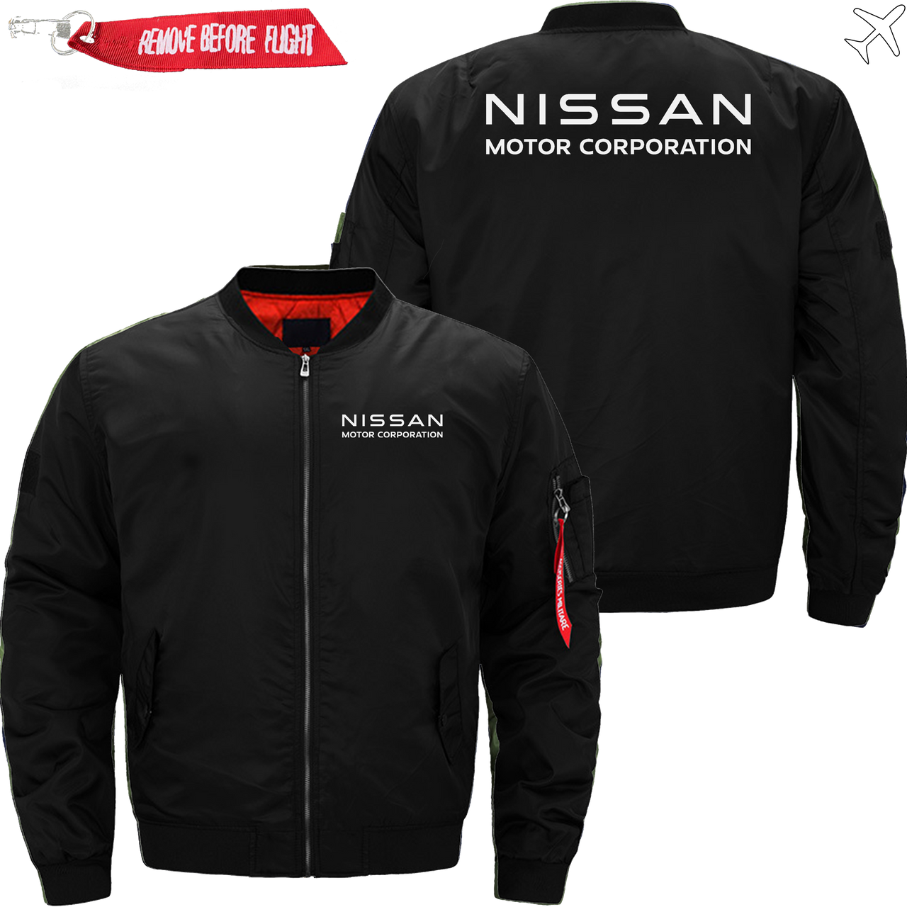 NISSAN BOMBER FIGHTER MA1 JACKET