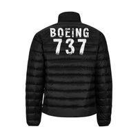 Thumbnail for BOEING 737 Men's Stand Collar Padded Jacket e-joyer