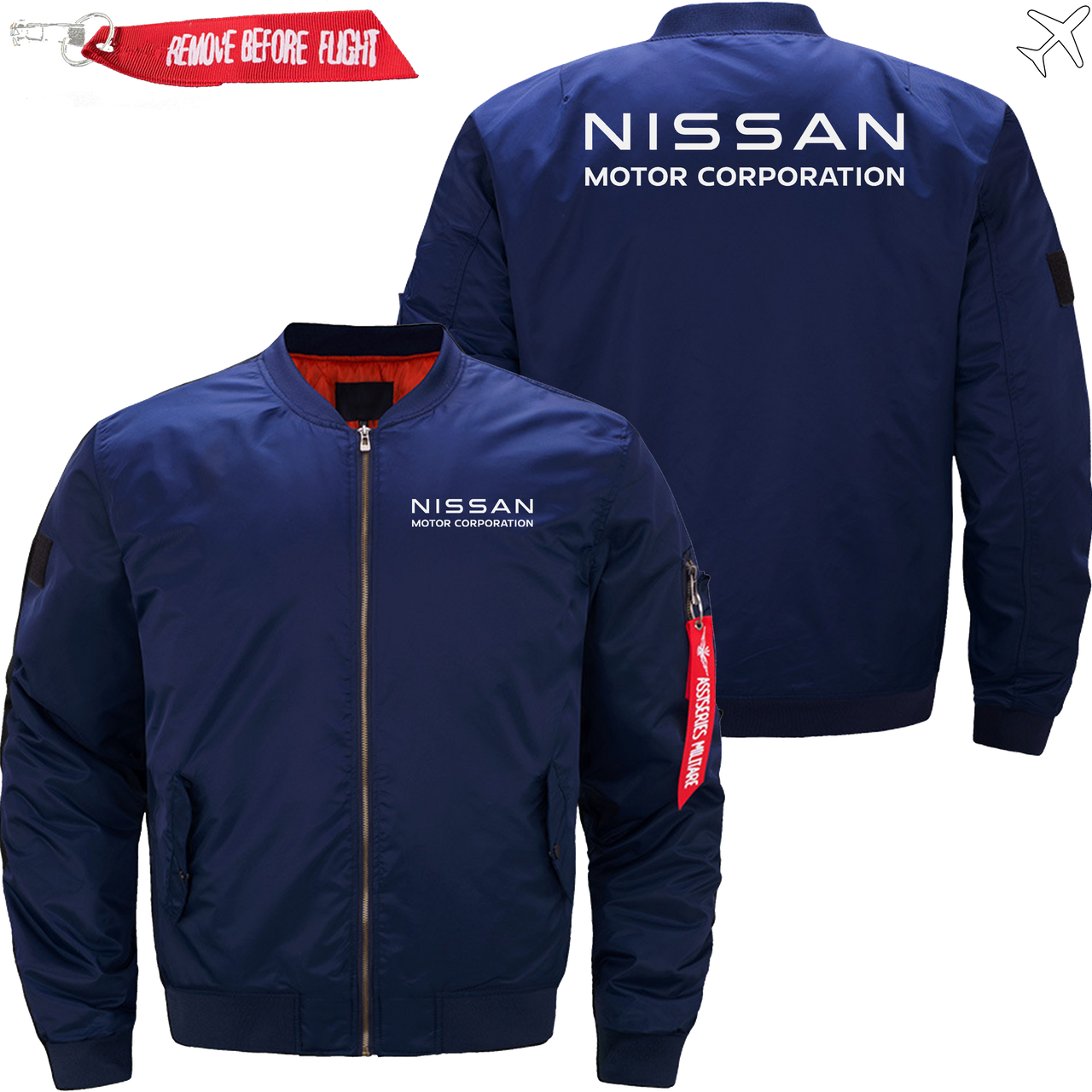 NISSAN BOMBER FIGHTER MA1 JACKET