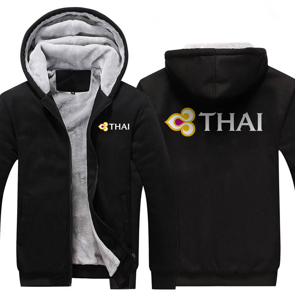 THAI AIRLINES  JACKETS FLEECE SWEATSHIRT