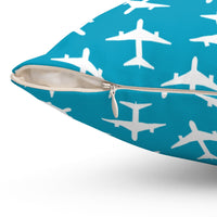 Thumbnail for WHITE AIRPLANE PILLOW Printify