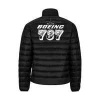 Thumbnail for BOEING 737 Men's Stand Collar Padded Jacket e-joyer