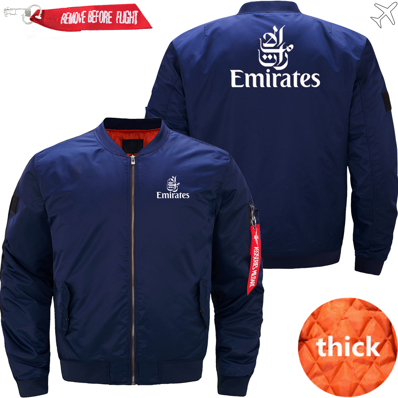 EMIRATES AIRLINES MA1 JACKET THE AV8R