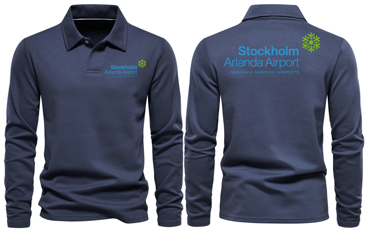 STOCKHALM AIRPORT LONG SLEEVE  POLO