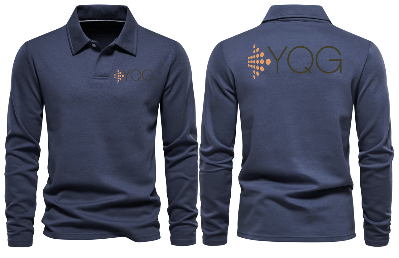 YQG AIRPORT LONG SLEEVE  POLO