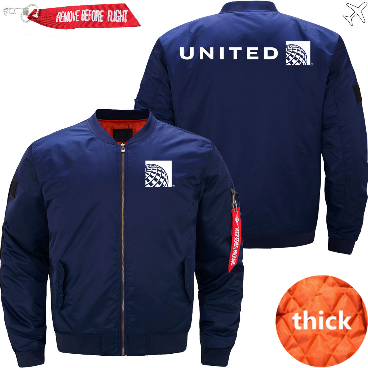 UNITED AIRLINE JACKET MA1 BOMBER