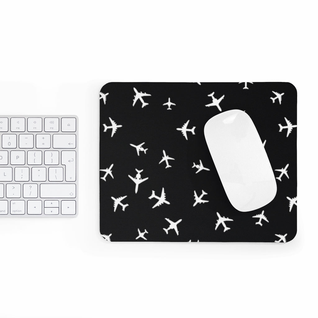 AIRPLANES WHITE -  MOUSE PAD Printify