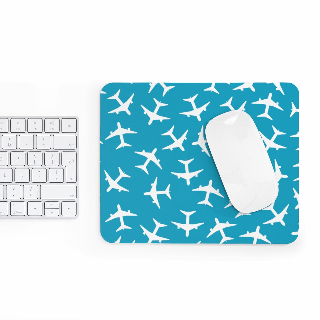 AIRPLANES WHITE -  MOUSE PAD Printify