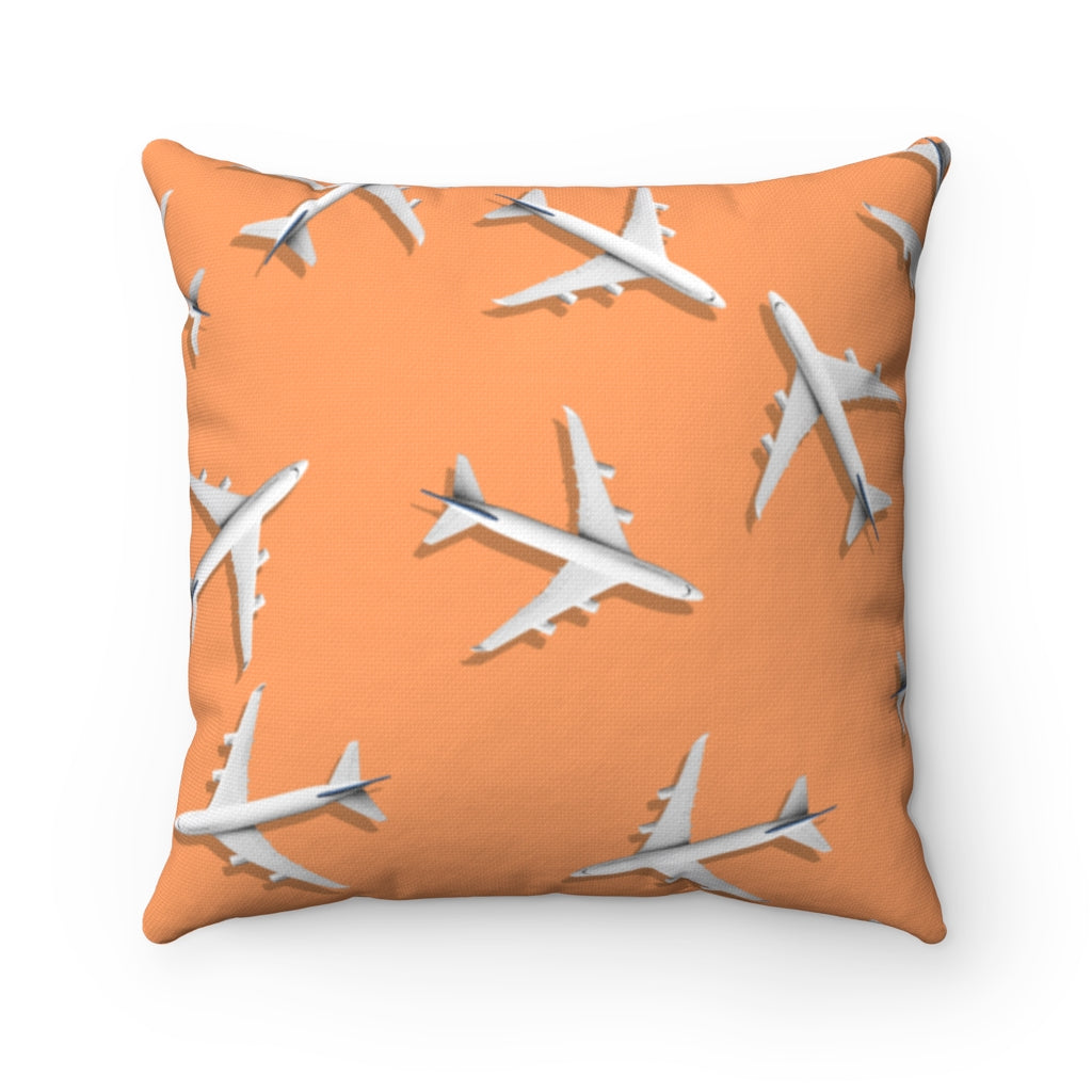 WHITE AIRPLANES  PILLOW Printify