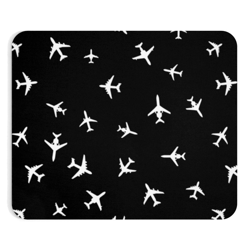 AIRPLANES WHITE -  MOUSE PAD Printify